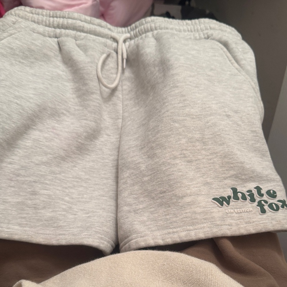 White Fox Boutique Gray Shorts